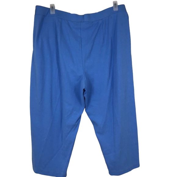 Women’s Plus SZ 2X Culottes, Gouchos, Lightblue by Appleseed Woman, Spandex blen - Picture 6 of 7